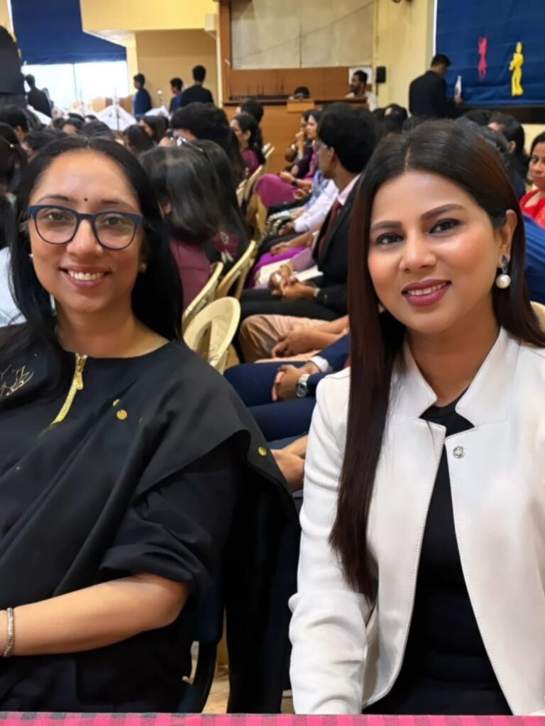Latika Gulyani with participants at an event